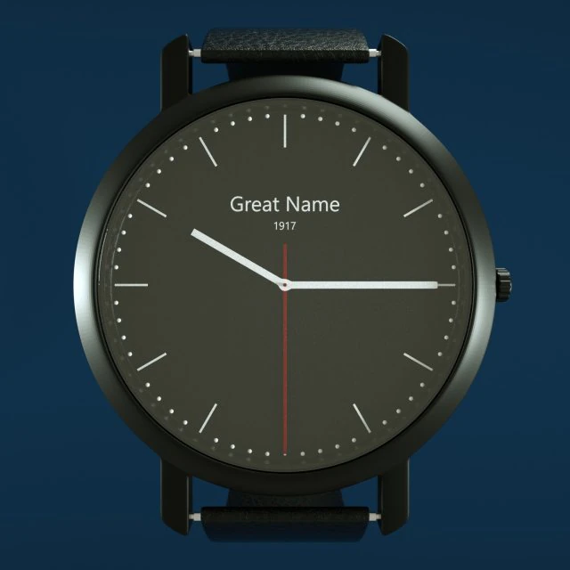 orologio Modello 3D .c4d .max .obj .3ds .fbx .stl .blend 