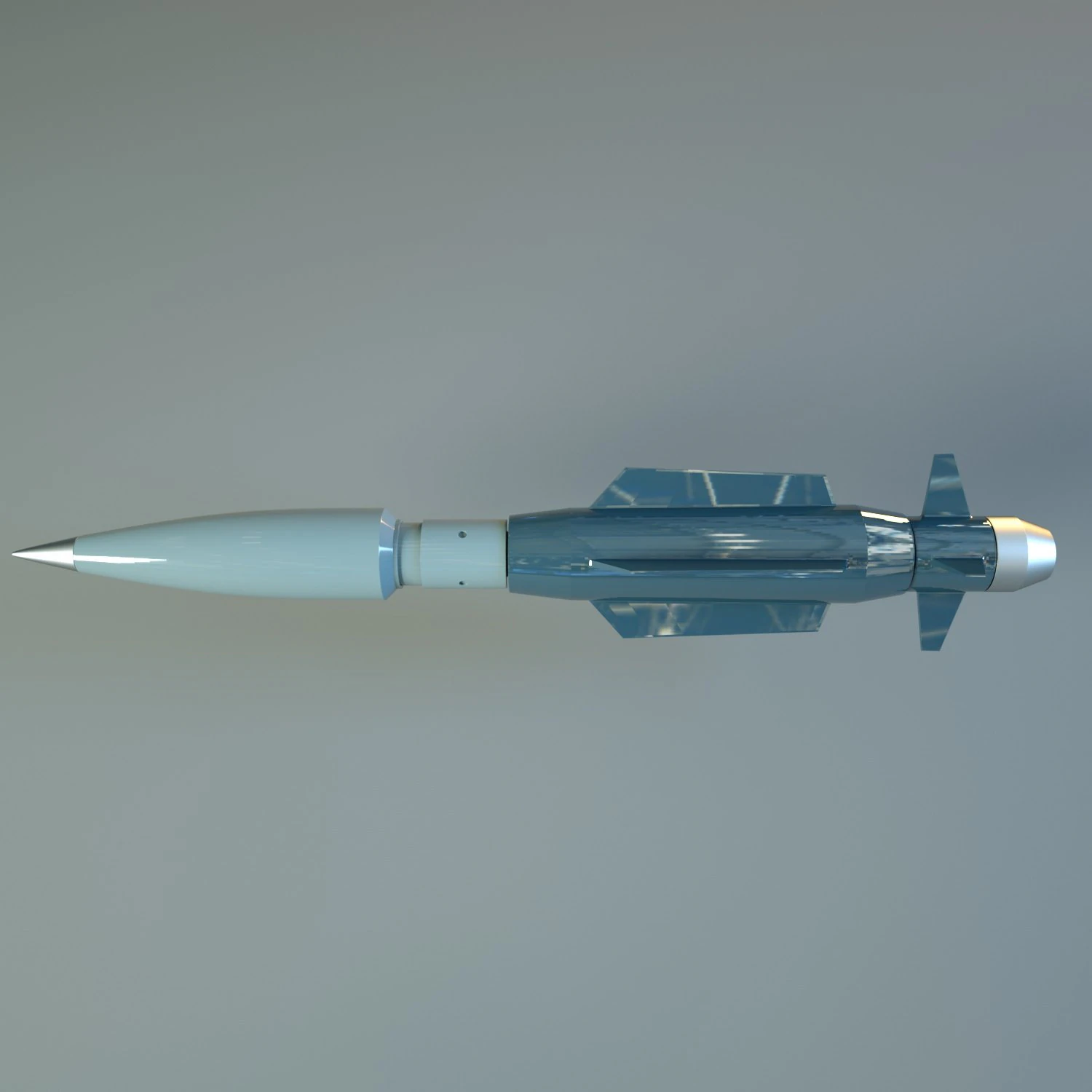 razzo fantascientifico Modello 3D .c4d .max .obj .3ds .fbx .stl .blend 