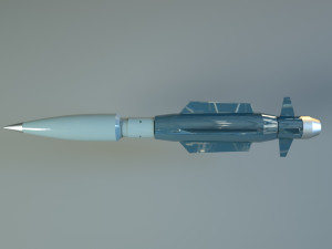 scifi rocket 3D Model