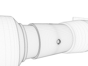 scifi rocket 3D 모델