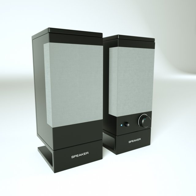 speaker 3D Model .c4d .max .obj .3ds .fbx .stl .blend 
