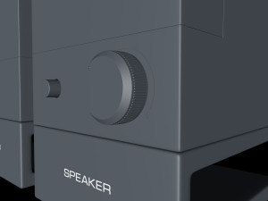 speaker 3D Model