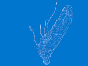 sci fi plants 3D Model