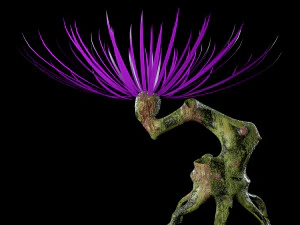 sci fi plants 3D Model