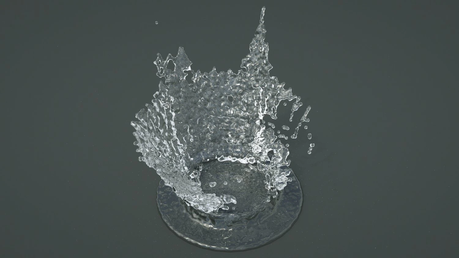 crowns splash set 3D Model .c4d .max .obj .3ds .fbx .stl .blend 