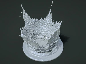 crowns splash set 3D Model