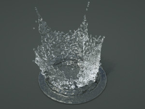 crowns splash set Modelo 3D