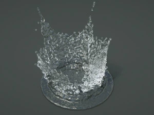 crowns splash set 3D Model