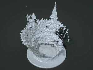 crowns splash set 3D Model