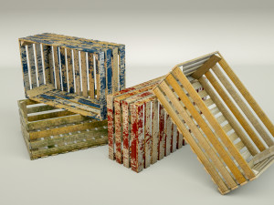 wood box 3D Model