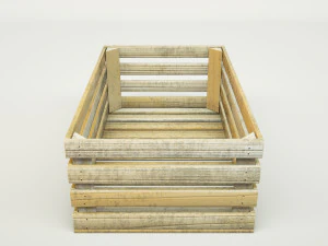 scatola di legno Modello 3D