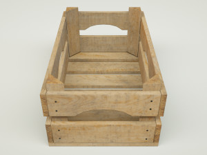 wooden crates Modello 3D