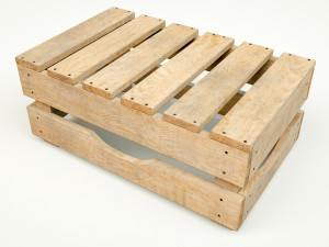 wooden crates Modello 3D