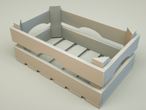 wooden crates Modello 3D