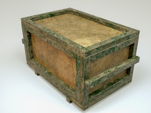 wooden crates Modello 3D