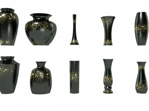 porcelain vases 3D Model