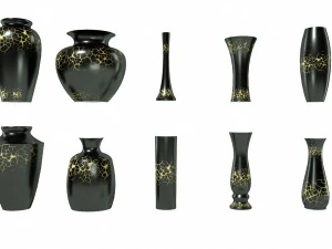 磁器の花瓶 3Dモデル