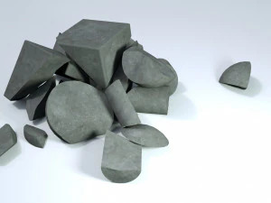 detriti di cemento Modello 3D