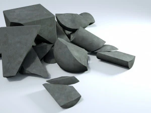 concrete debris 3D Model