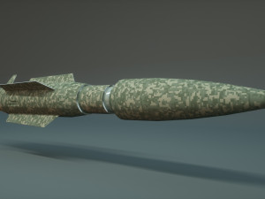 scifi rocket 3D Model
