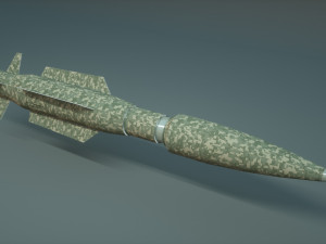 scifi rocket 3D Model