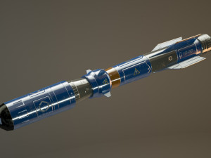 scifi military rocket 3D Model