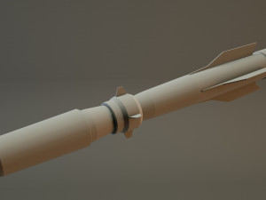 scifi military rocket Modelo 3D