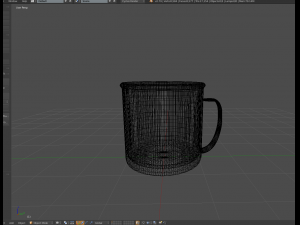 worn metal cup 3D Model