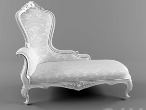 upholstery stool 3D Model