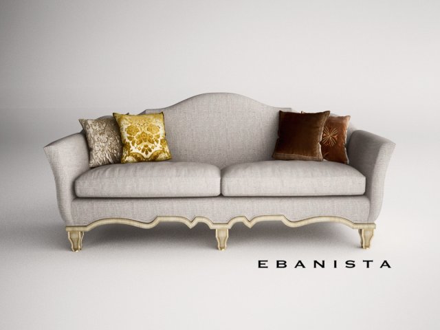 sofa 3D Модель .c4d .max .obj .3ds .fbx .stl .blend 