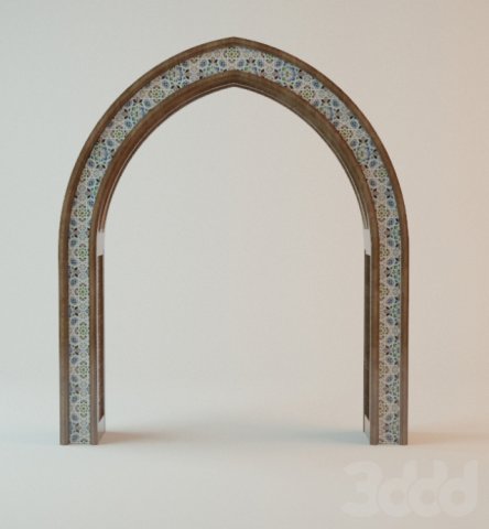 arch 3D Модель .c4d .max .obj .3ds .fbx .stl .blend 