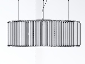 glass chandelier Modelo 3D