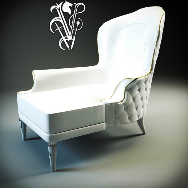 armchair Modèle 3D .c4d .max .obj .3ds .fbx .stl .blend 