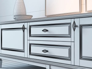 cara hardwood tv 3D Model