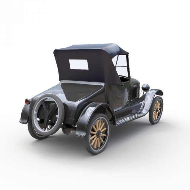 ford model t 3D Model .c4d .max .obj .3ds .fbx .stl .blend 