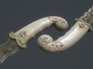 indian dagger 3D 모델
