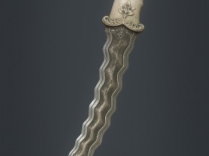 indian dagger Model 3D