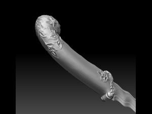 indian dagger Model 3D