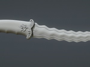 indian dagger Model 3D