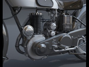 norton 16h Model 3D