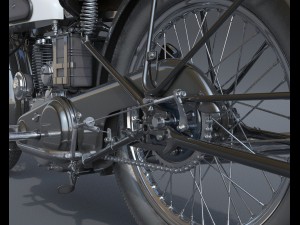 norton 16h Model 3D