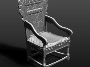 wainscott chair 3D Model
