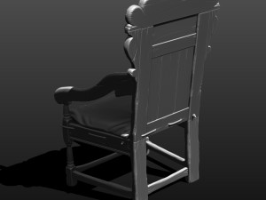 wainscott chair 3D Model