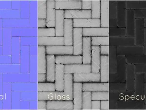 black marble tiles pbr material pack CG Textures