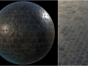 black marble tiles pbr material pack Texturas CG