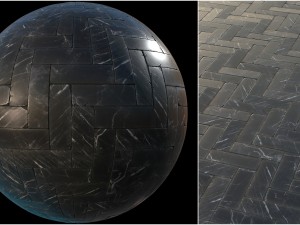 black marble tiles pbr material pack Texturas CG