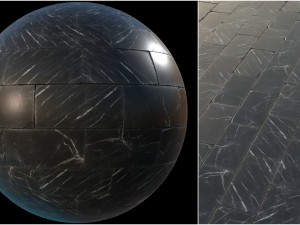 black marble tiles pbr material pack Texturas CG
