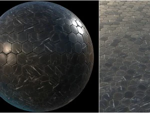 black marble tiles pbr material pack CG Textures