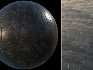 black marble tiles pbr material pack Texturas CG