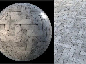 white marble tiles pbr material pack CG Textures